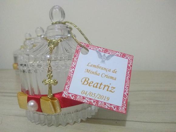 Lembrancinha Primeira Eucaristia Vela Aromática 32 Unidades