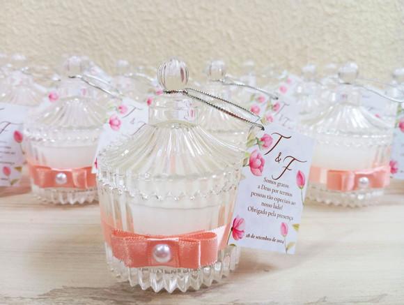 Lembrancinha Vela Aromática Personalizada - Festa e Eventos