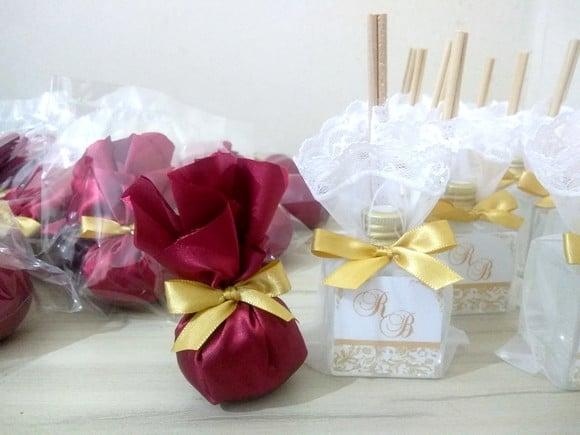 Aromatizador e Sachê para Caixinha de Padrinhos