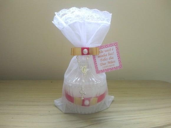 Lembrancinha Crisma Vela Aromática 10 Unidades