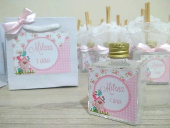 Lembrancinha de Aniversário Aromatizador e Sacolinha