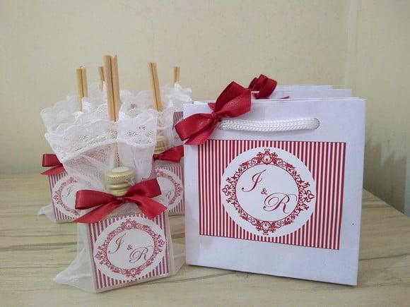 Lembrancinha de Casamento Marsala