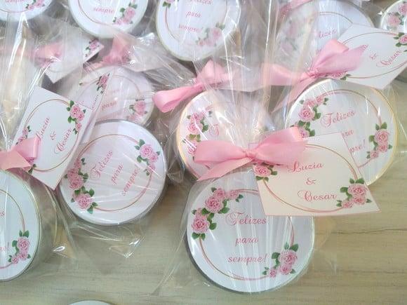 Lembrancinha de Casamento Vela Perfumada