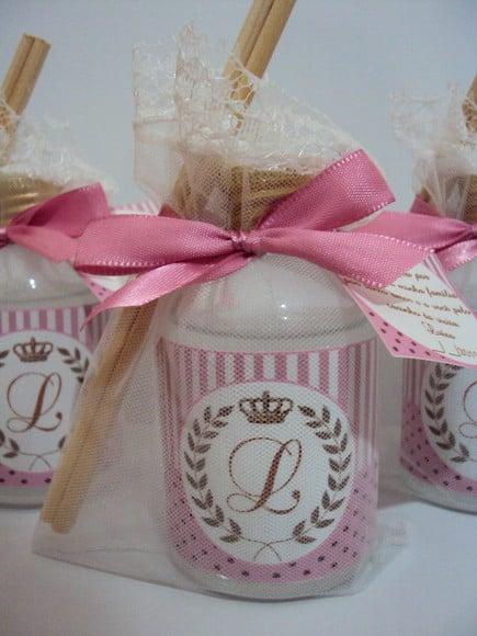 Lembrancinha de Nascimento Aromatizador 60 ml