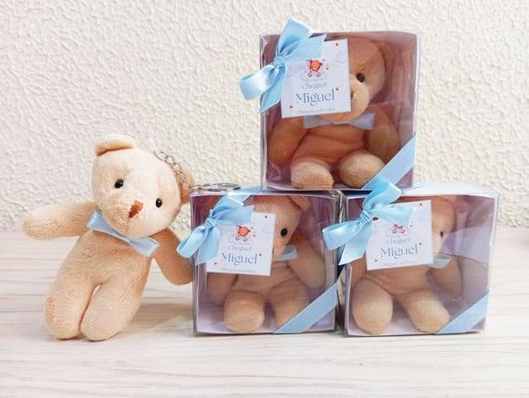 Lembrancinha de Nascimento Urso Chaveiro