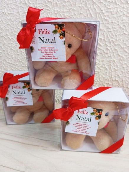 Lembrancinha de Natal Urso Pingente de Árvore de Natal