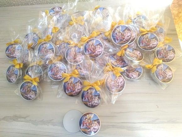 Lembrancinha de Natal Vela Perfumada