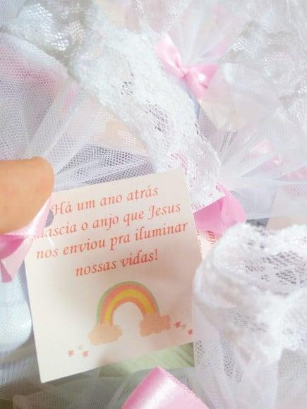Potinho com Vela Aromática Arco-íris