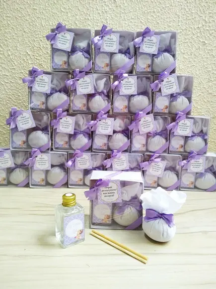 Aromatizador de Varetas 30ml e Sachê Perfumado Batizado