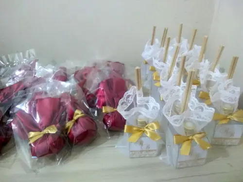 Aromatizador e Sachê para Caixinha de Padrinhos