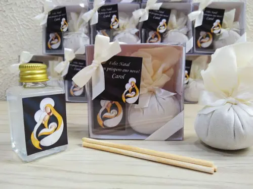 Kit Aromatizador de Varetas 30ml e Sachê Perfumado Natal
