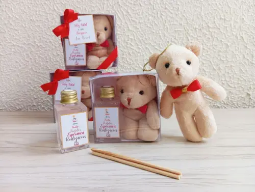 Kit Aromatizador de Varetas e Ursinho de Natal