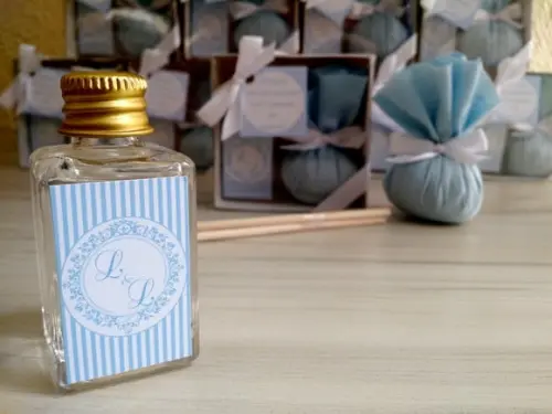 Lembrancinha Casamento Aromatizador e Sachê Perfumado