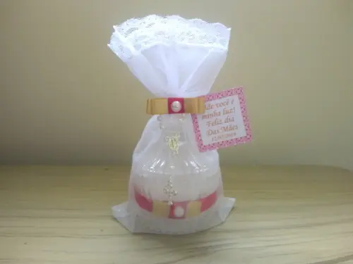 Lembrancinha Crisma Vela Aromática 10 Unidades