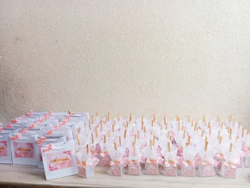 Lembrancinha de Aniversário Aromatizador e Sacolinha
