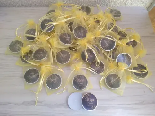 Lembrancinha de Aniversário Vela Perfumada