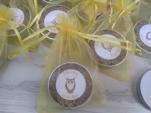 Lembrancinha de Aniversário Vela Perfumada