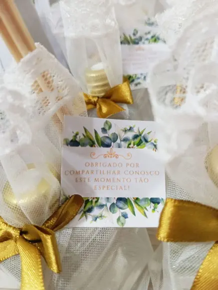Lembrancinha de Casamento Aromatizador e Sacolinha