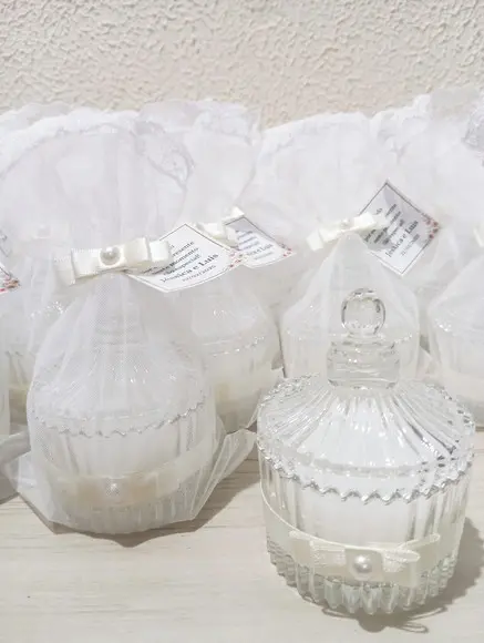 Lembrancinha de Casamento Vela Aromática