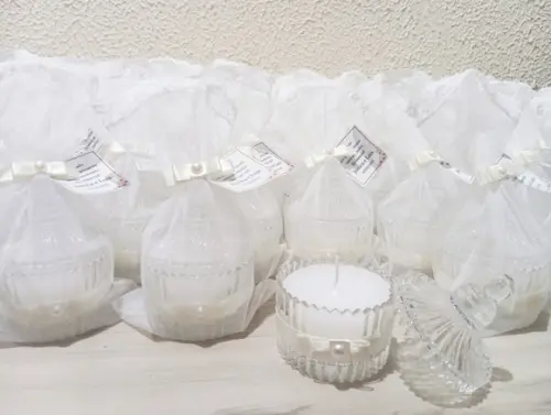 Lembrancinha de Casamento Vela Aromática