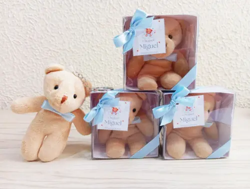 Lembrancinha de Nascimento Urso Chaveiro