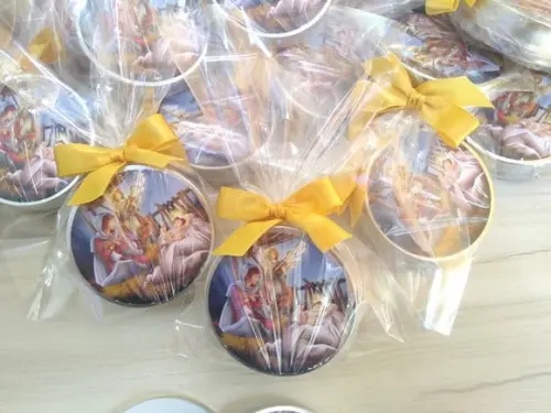 Lembrancinha de Natal Vela Perfumada