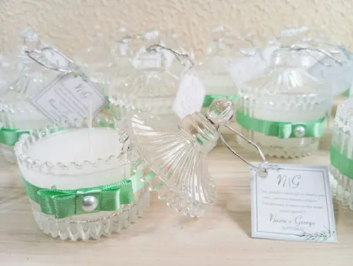 Lembrancinha Festa e Eventos Vela Aromática Personalizada