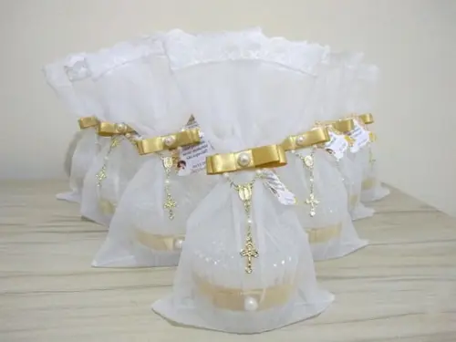 Lembrancinha Primeira Eucaristia Vela Aromática