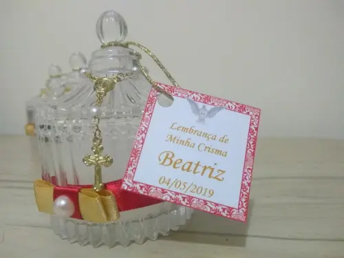 Lembrancinha Primeira Eucaristia Vela Aromática 32 Unidades