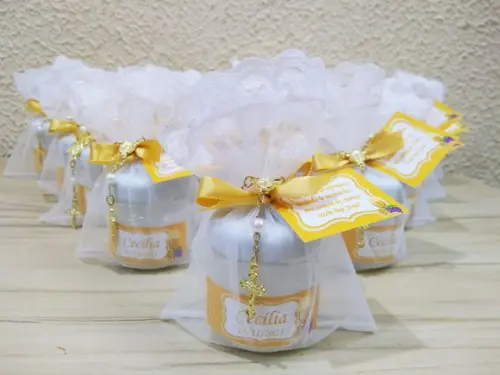 Potinho com Vela Aromática