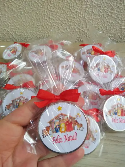 Vela na Latinha Sagrada Família Natal