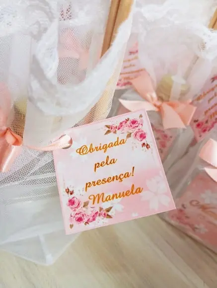 Lembrancinha de Aniversário Aromatizador e Sacolinha