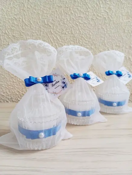 Lembrancinha de Batismo, Vela Aromática Frasco em Vidro