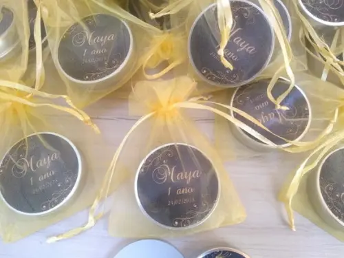Lembrancinha de Aniversário Vela Perfumada