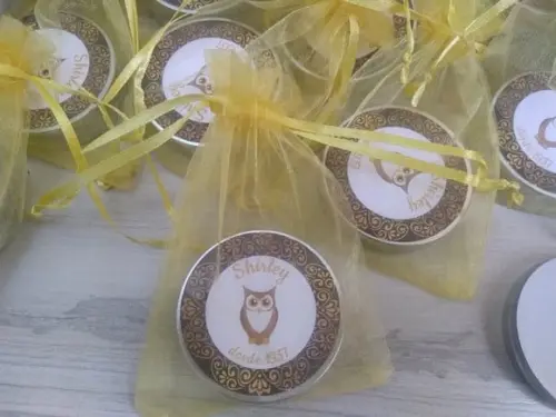 Lembrancinha de Aniversário Vela Perfumada