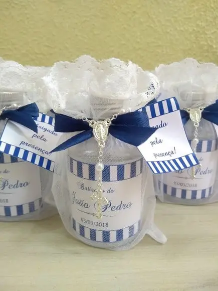 Lembrancinha de Batizado Água Benta