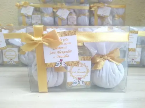 Lembrancinha de Casamento Aromatizador e Sachês