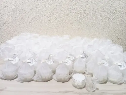 Lembrancinha de Casamento Vela Aromática