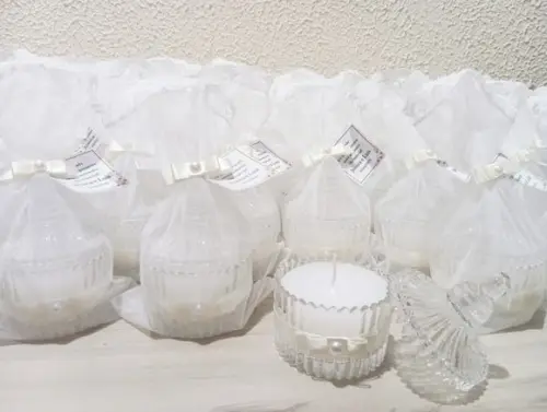 Lembrancinha de Casamento Vela Aromática