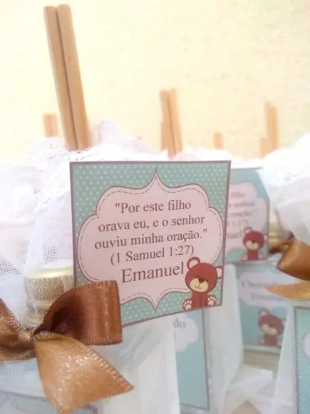 Lembrancinha de Nascimento Aromatizador 50ml