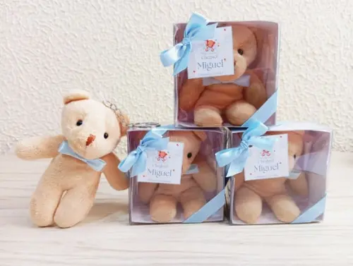 Lembrancinha de Nascimento Urso Chaveiro