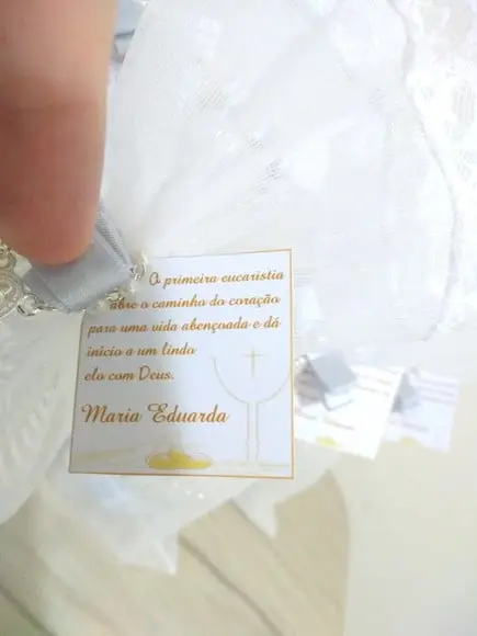 Lembrancinha de Primeira Eucaristia