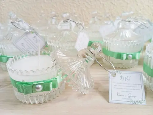 Lembrancinha Festa e Eventos Vela Aromática Personalizada