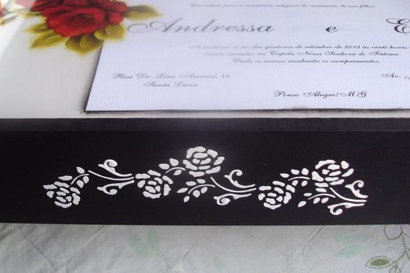 BANDEJA CONVITE DE CASAMENTO