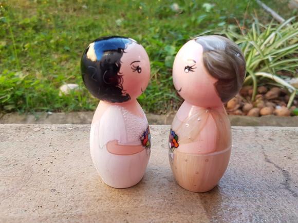NOIVINHAS DE MADEIRA HOMOAFETIVAS PERSONALIZADAS
