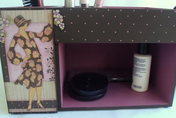 ORGANIZADOR DE MAQUIAGEM VINTAGE