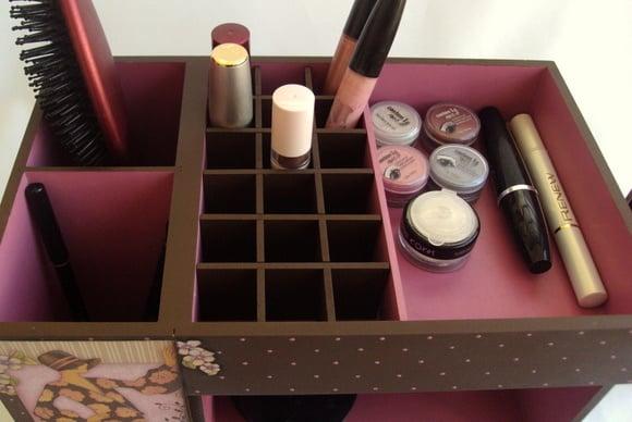 ORGANIZADOR DE MAQUIAGEM VINTAGE