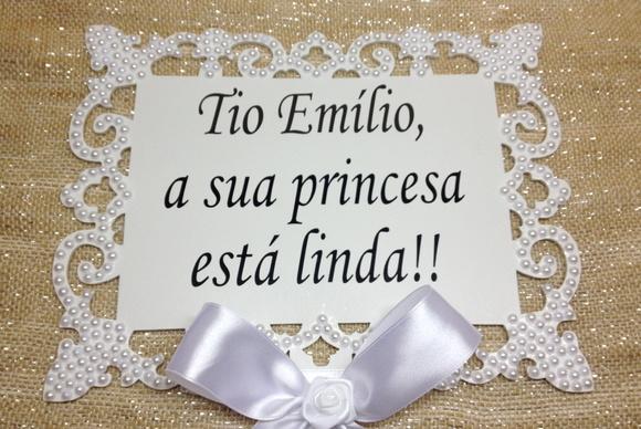 PLACA DE CASAMENTO PERSONALIZADA PÉROLAS