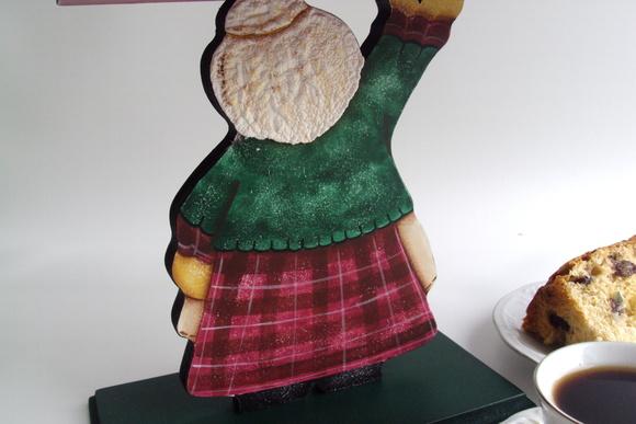 Porta Panetone em mdf Mamãe Noel