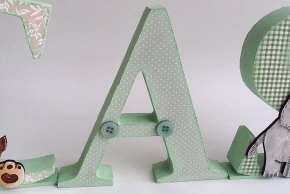 LETRAS 3D PERSONALIZADAS SAFARI